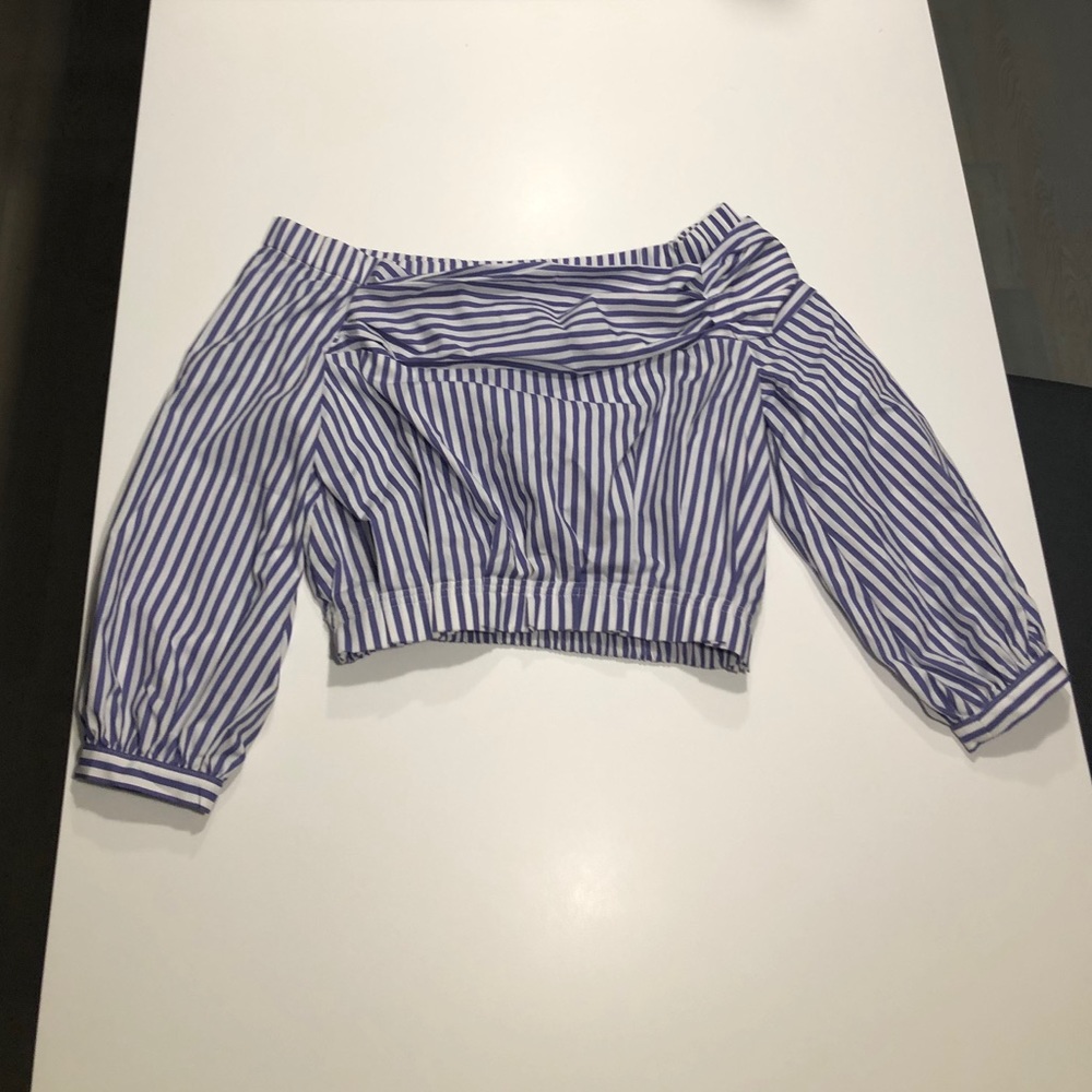 Zara Off The Shoulder Crop Top